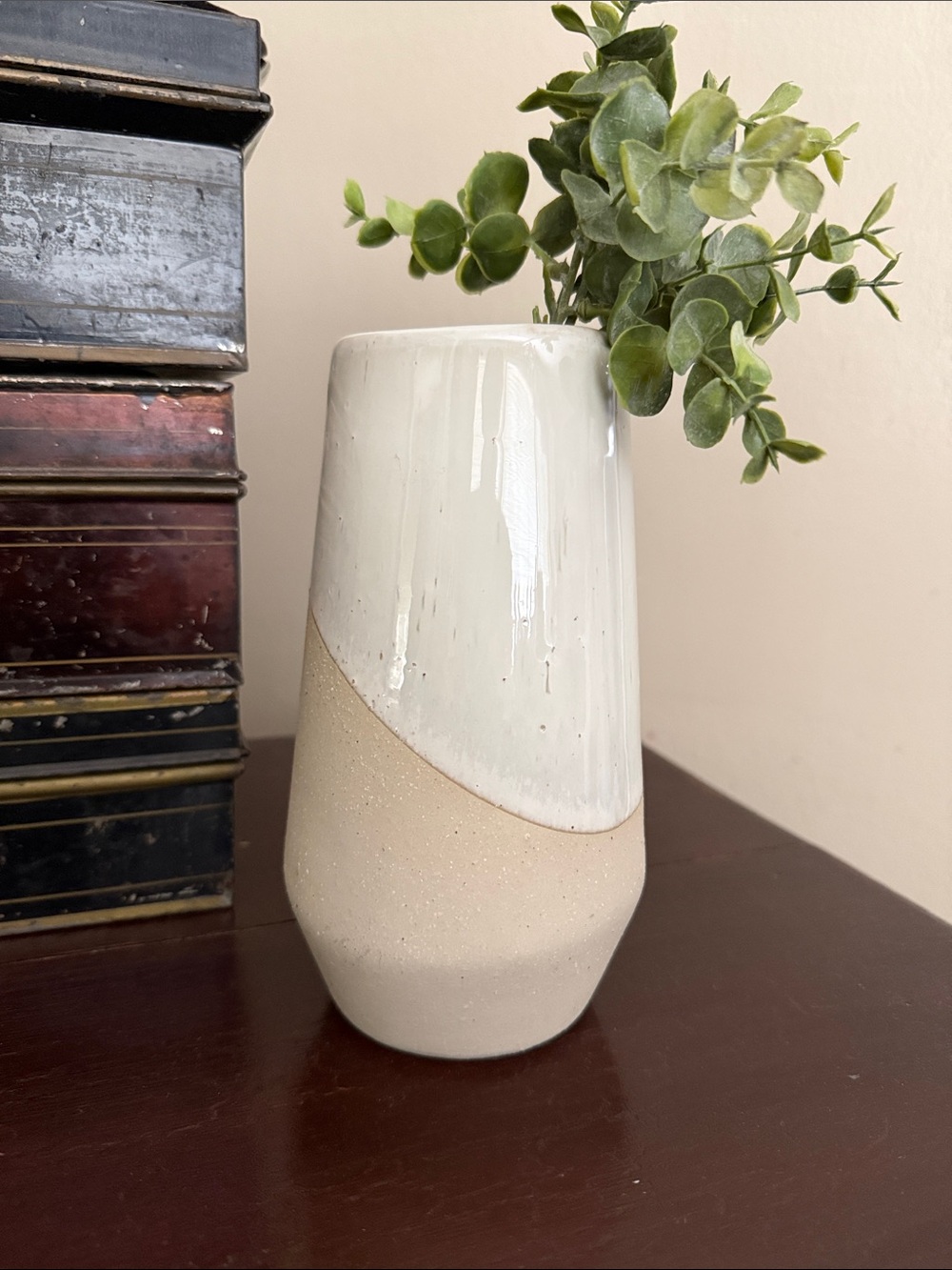 WEST ELM | Half Dipped Stoneware Vase